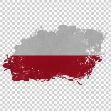 Poland Brush Flag Stock Photos