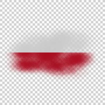 Poland Brush Flag Stock Photos
