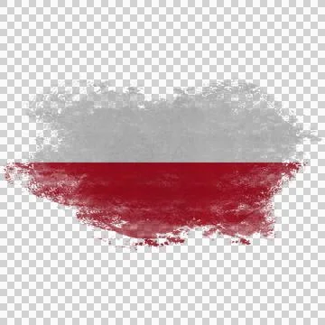 Poland Brush Flag Stock Photos