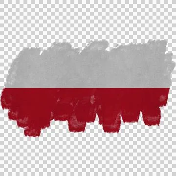Poland Brush Flag Stock Photos