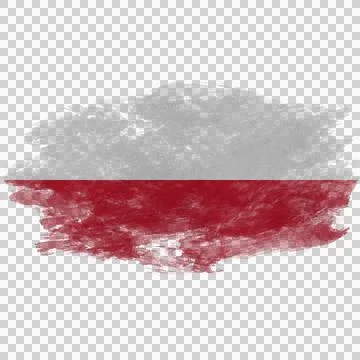 Poland Brush Flag Stock Photos