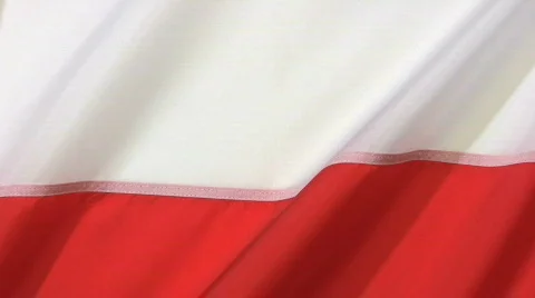 Poland Flag Video stock 361888