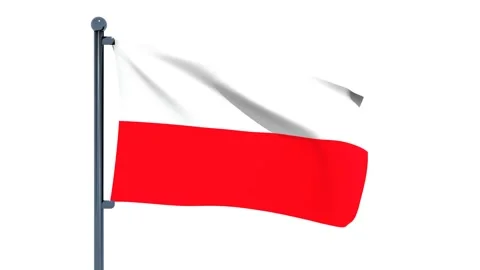 Poland Flag Video stock 150203766