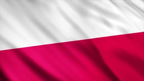 Poland Flag Stock Footage 249033720