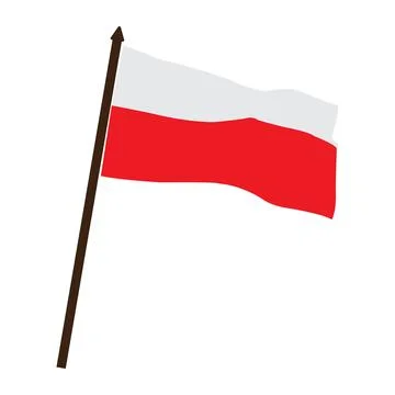 Poland flag icon Stock Illustration