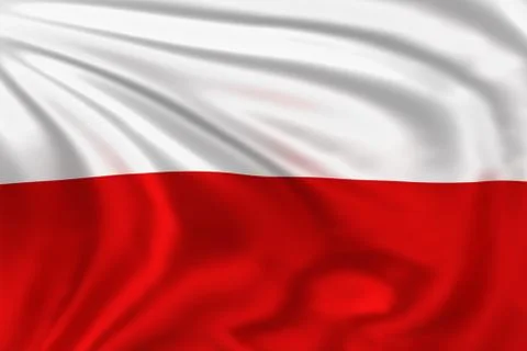 Poland flag イラスト素材