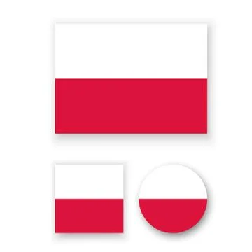 Poland flag Stock-Illustration