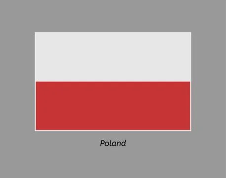 Poland flag Stock Illustration