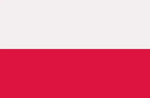 Poland flag Stock Illustration