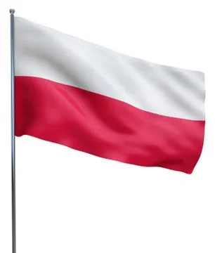 Poland Flag Image Stock Illustration