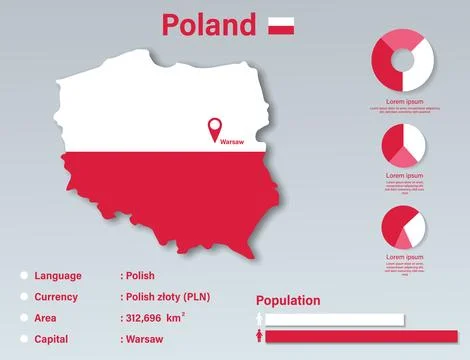 Poland Infographic Stock Illustration