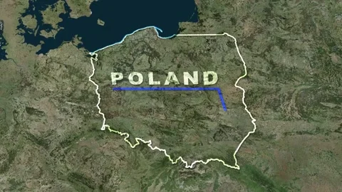 Poland Map Animation Stock Footage 273876494