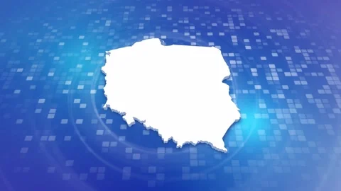 Poland Map Intro Stock Footage 247911842