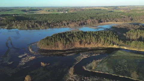 Poland River - Lateral Flight - 4K ProRes Stock Footage 332498611