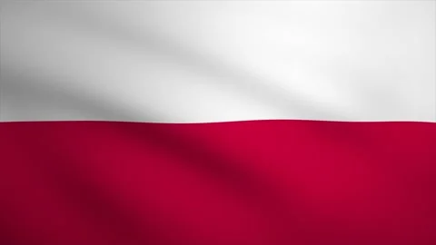 Poland Waving Flag Background Animation. Looping seamless 3D animation. Mot.. Stock Footage 230565567