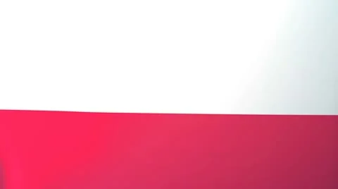 Poland waving Flag Stock Footage 10762354