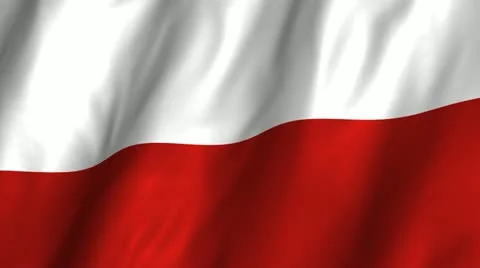 Poland Waving Flag Stock Footage 12318571