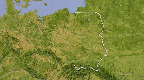 Poland, zooming into large view Stock Footage 11068926
