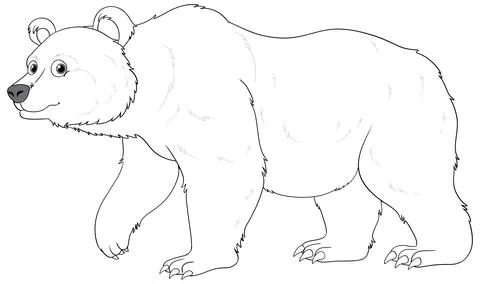 Polar Bear Cartoon Stock Illustration