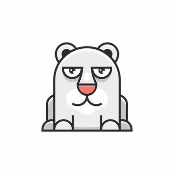 Polar bear icon Stock Illustration