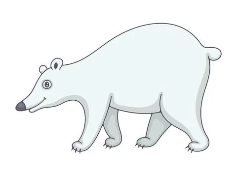 Polar Bear icon Stock Illustration