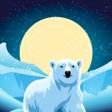 Polar bear Stock Illustration