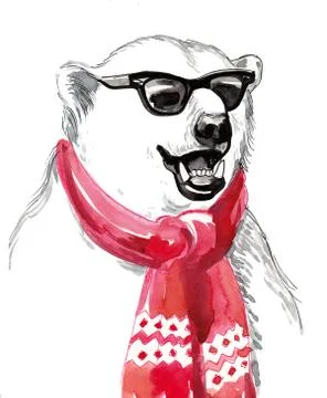 Polar bear Stock Illustration