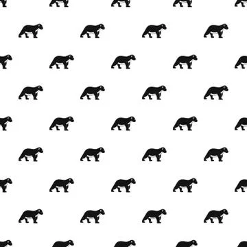 Polar bear kid pattern seamless vector 스톡 일러스트