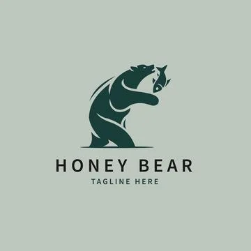 Polar Bear Logo, suitable for any business related any bran Illustrazione stock