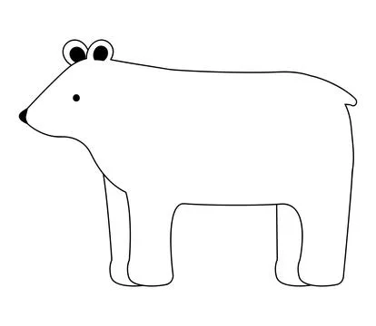 biologist clipart black and white bear