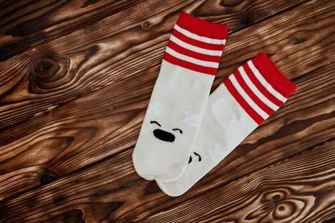 Polar Bear Socks Stock Photos