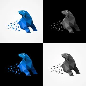 Polar bears Stock Illustration