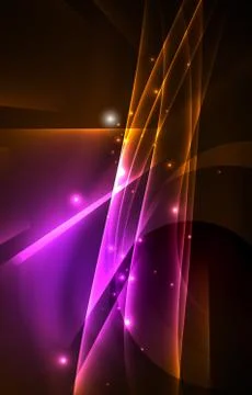 Polar lights concept background イラスト素材