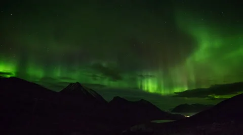 Polar lights in Norway Video stock 57315784