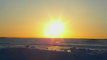 A polar night in the Arctic Video stock 85557939
