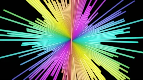 Polar rainbow dance Stock Footage 44352080