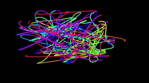 Polar Triangulation: Aesthetically Pleasing Oscillations and Curvature Stock Footage 238732524
