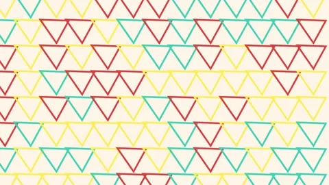 Polar Triangulation: Aesthetically Pleasing Oscillations and Curvature Video stock 239067942