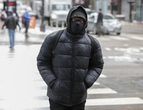 Polar vortex to bring sub-zero temperatures, Chicago, USA - 29 Jan 2019 Stock Photos