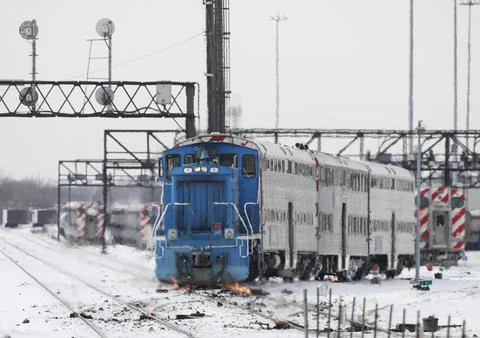 Polar vortex brings sub-zero temperatures, Chicago, USA - 31 Jan 2019 Stock Photos