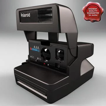 Polaroid 636 3D Model