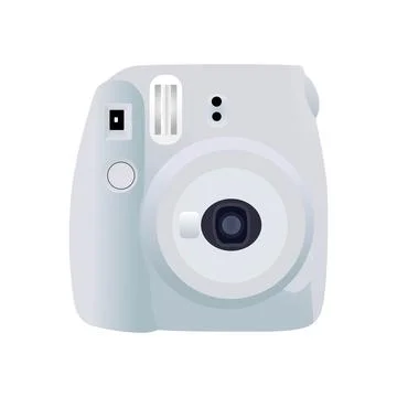 Polaroid camera vector illustration. camera icon, sign and symbol Stock Illustration