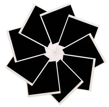 Polaroid frames polaroids frames isolated on white ,model released, Symbol... Stock Photos