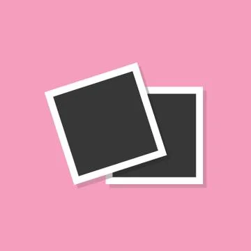 Polaroid photo frames 스톡 일러스트
