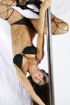 Pole acrobat Stock Photos