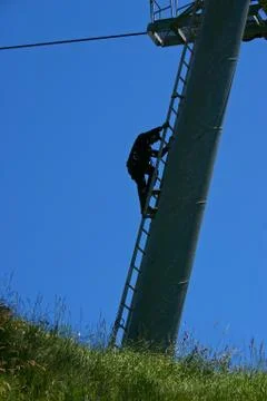 Pole Climber Stock Photos
