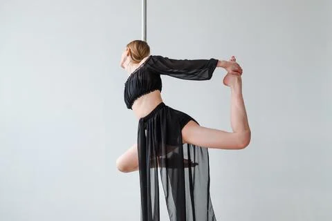 Pole dancing. Stock Photos