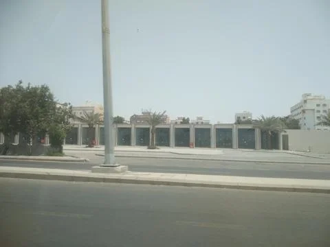 A pole in the divider Stock Photos