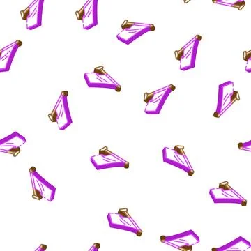 Pole flag map isometric icon seamless pattern Stockillustratie