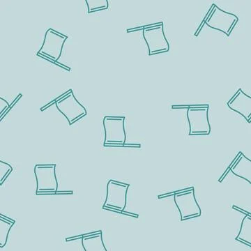 Pole flag start line seamless pattern Stock Illustration